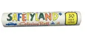 NIP VTG SAFETYLAND Coloring Roll 30' Non-Repeating Drawings to Color USA