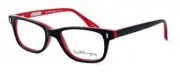 Ernest Hemingway 4617-S 48mm Small Designer Reading Glasses in Black-Red +1.75