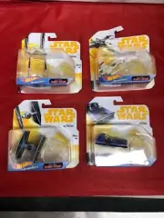 LOT-STAR WARS HOT WHEELS SOLO MOVIE AT-HAULER HAN'S SPEEDER TIE FIGHTER X-WING