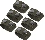 6pcs Belt Heavy Duty Snap Elastic Straps for Camping Hiking Duty Nylon Clips Straps