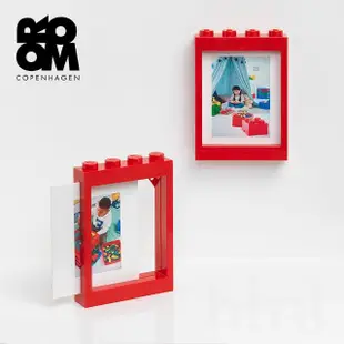 【LEGO 樂高】Room Copenhagen LEGO PICTURE FRAME 樂高壁掛相框-紅色(樂高造型相框)