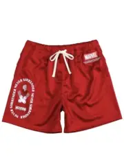 Darc Sport x Marvel Wolverine Claws Mesh Shorts Size Medium X-Men Maroon Limited