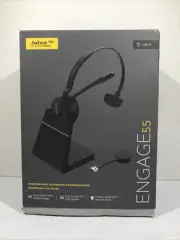 Jabra Engage 55 Mono Wireless Headset with DECT Adapter and Charging Stand NEW