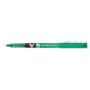 Pilot V5 Hi-Tecpoint Ultra Rollerball X Fine Green Pack of 12 BXV504