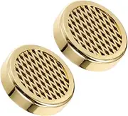 GARVALON Elegant Gold Humidifiers 2 Pcs Spanish Cedar Storage Box Moisture Humidifiers