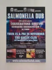Salmonella Dub + Cornerstone Roots - 2004 Sydney Gig - Original Promo Poster