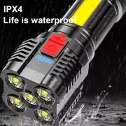 Super Bright LED Torch Flashlight USB Rechargeable Tactical Camping Outdoor Lamp