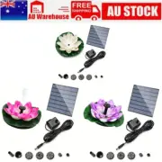 Solar LED Flower Light Floating Fountain Pond Garden Pool Lamp Solar Pool Light