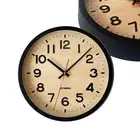 KATOMOKU Muku Clock 15 Black Wall Clock Continuous Second Hand km-107BK φ306mm (