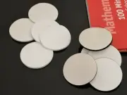 5Pairs 6cm Circles Round Self Adhesive Hook And Loop Sticky Carpet Fixed