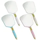 2PCS for Women SPA Salon Handheld Vintage Hand Mirror Vanity Makeup Mirror