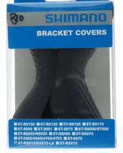 Shimano GRX ST-RX810 Bracket Cover Set Lever Hood Set, Black