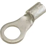 CABAC RTU1.25-4-100 Uninsulated Ring Terminals 4Mm Stud 100Pk UNINSULATED RING TERMINALS