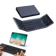 Foldable Bluetooth Keyboard Wireless Portable Keyboard with Numeric Keypad