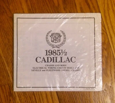 1985 1/2 Cadillac Chassis and Body Wiring Diagram Set; Deville, Fleetwood