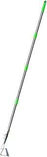 JISADER Weeding Tool for Gardening, Long Handle Hoe for Scraping, 4 poles