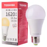 在飛比找特力屋線上購物優惠-TOSHIBA 星光耀13.5W LED燈泡 自然色