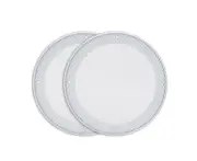 2Pcs 6.5Inch Speaker Loudspeaker Protective Cover Speaker Decoration(White White)