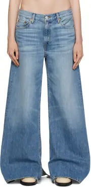 RE/DONE Wide Leg Jeans 26,29 Blue
