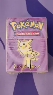 1999 WOTC NEW Vintage Pokémon ULTRA PRO Deck Box Pikachu & Mewtwo