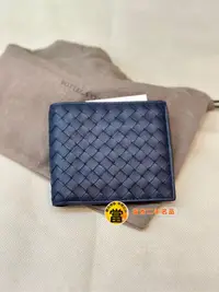 在飛比找Yahoo!奇摩拍賣優惠-《當肯二手名品》BOTTEGA VENETA 深藍色 全皮 