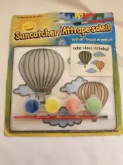 Plastic Suncatcher Paint Craft Kits Suncatchers 4.7"H x 5.7"W