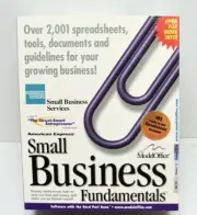 Vtg. Small Business Fundamentals CD-ROM Spreadsheets Software 1998 Wind/Mac New