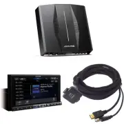 Alpine iLX-507, KCU-315UH USB / HDMI Extension Cable & PXE-C80-88 OPTIM8 8-Ch...