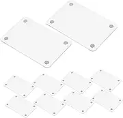 Cabilock Magnetic Mini Photo Frames for Refrigerator Acrylic Double-sided Frame Display Photos Cards Artwork