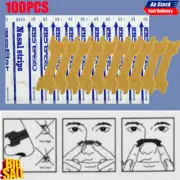100 Pack Nasal Strips Help Breathe Better Stop Snoring Sleep Snore Less TR