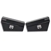 Under Tray Tool Box - 750mm Black Steel