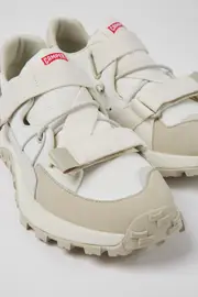 Drift Trail White textile and nubuck sneakers for men