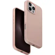 Uniq iPhone 16 Pro Max (2024) Lino Hue Case - Pink Magsafe Compatible - Two Interchangeable Raised Bezels Included for Extra Camera Llens Protection [UNIQ-IP6.9P(2024)-LINOHMPNK]