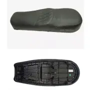 Fit For Royal Enfield Continental GT Interceptor 650 Faux Leather Black Seat