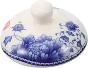 iplusmile Ceramic Tea Pot Lid Replacement Household Teapot Cover for Kettle Teacup Heat Resistant Design Smooth Edges Easy to Use Tea Lovers