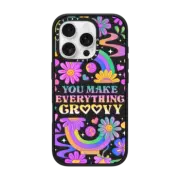 iPhone 16 Pro Impact Case MagSafe Compatible Make Everything Groovy