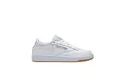 Reebok Club C 85 Women's Shoes Sneakers White Light Grey Gum Footwear