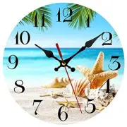 Silent Non-Ticking Wooden Decorative Round Wall Clock Quality Quartz Battery