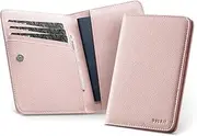 [VULKIT] Passport Holder RFID Blocking with Magnetic Closure Travel Wallet Passport Book Cover Boarding Pass Holder Travel Essentials