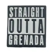 Straight Outta Grenada Shoe Charm