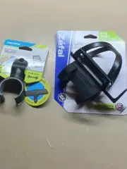 Zefal Pulse Universal Water Bottle Bike Cage AND Huffy Smartphone Holder SET