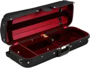 Bobelock B1017 Hill Style 4/4 Violin Case - Black with Wine Interior