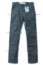 Levi's 510 Boys Skinny Leg Fit Olive Haze Print Stretch Size 12R 26 x 26 010