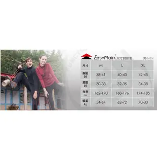 【EasyMain 衣力美】男新款 Polartec® Wind Bloc 頂級超輕防風吸汗透氣外套_黑_C1691