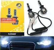 Flosser LED Mini White H1 20W Two Bulbs Head Light High Beam Replacement Upgrade