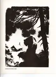 1978 Black & White Plate "Lioness Watching Cabin" Frank Frazetta Print