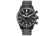 Seiko Urban Sports Chronograph Black Dial Quartz SSB415 SSB415P1 SSB415P 100M Men's Watch