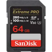 SanDisk Extreme PRO SDXC 64GB 280MB/s UHS-II Memory Card