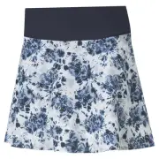 New Puma Golf Ladies PWRShape Watercolor Floral Skirt Navy Blazer XXL