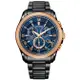 CITIZEN星辰GENTS古羅馬系列光動能鋼帶藍寶石錶43mm(BL5546-81L)聖誕節推薦款